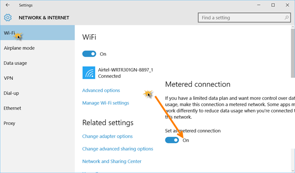 limited connection windows 10