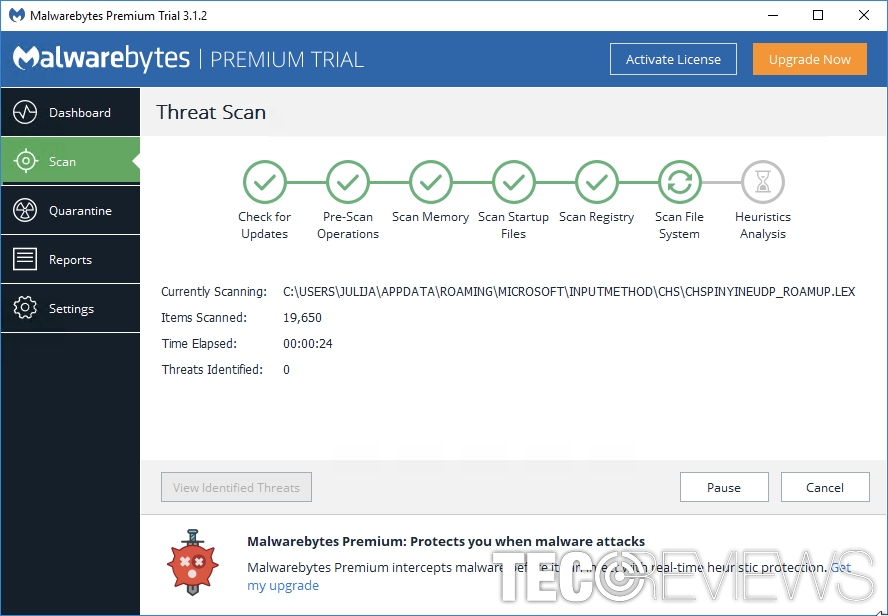 anti malwarebytes trial version