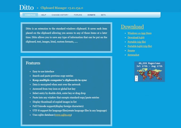 ditto clipboard manager windows 10