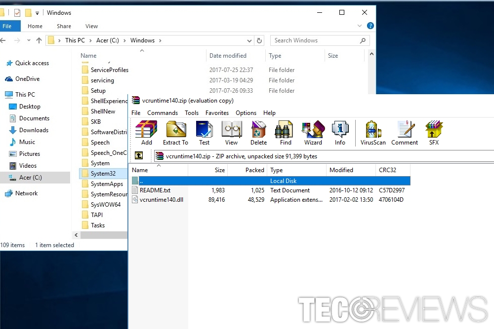 how to install a dll file on windows 10