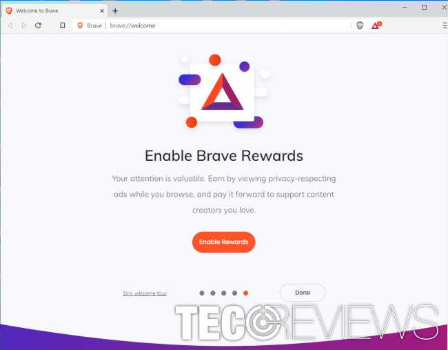 brave rewards payment